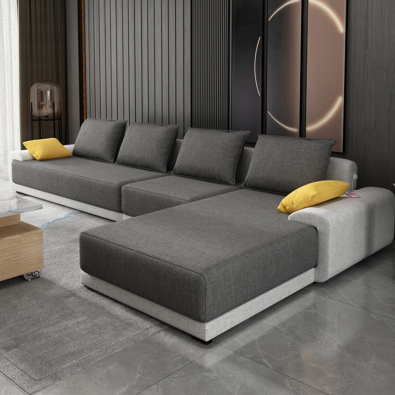 北欧布艺沙发小户型现代简约乳胶三人新款客厅3.5/3.2米家具组合